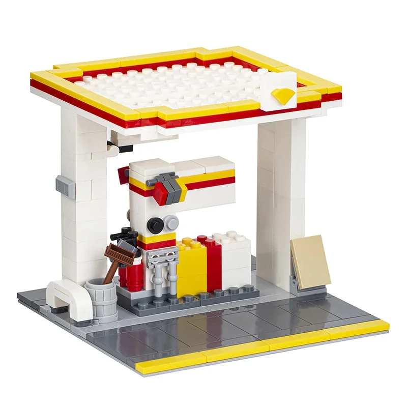 Shell Station Lego Shell Ferrari Instructions Shell Lego Modular Gas