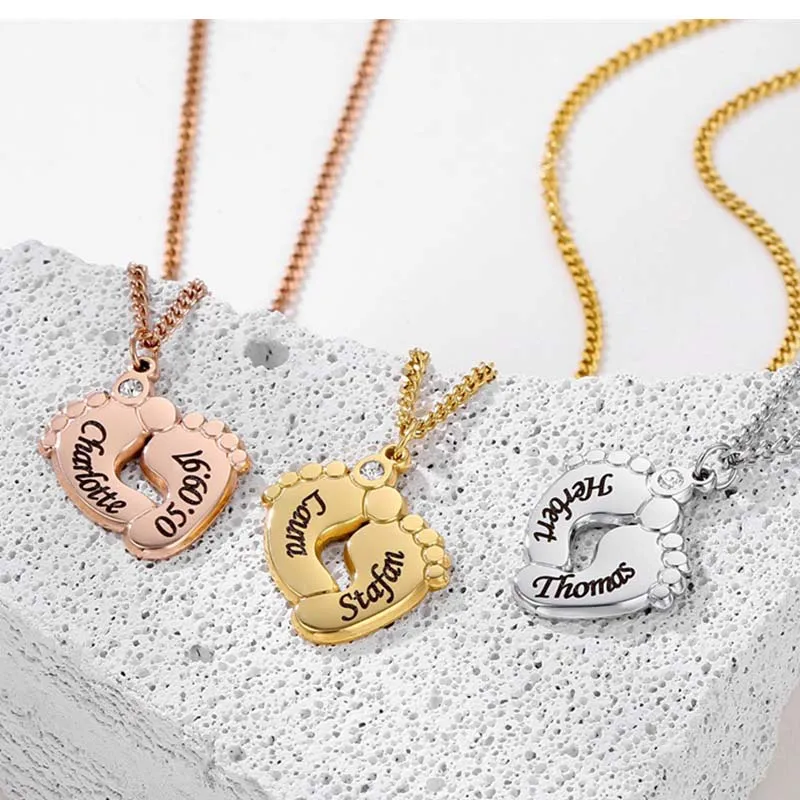 Baby Feet Necklace