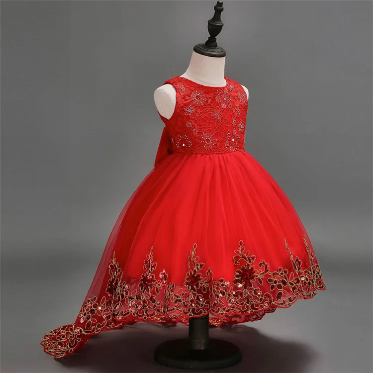 Kids Party Dresses Baby Girl Red Fancy ...