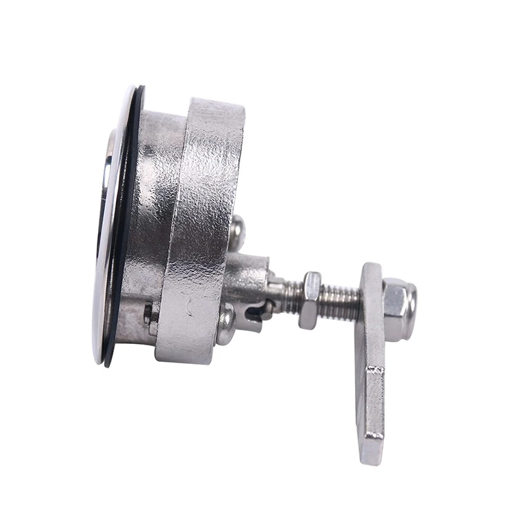 Marine Stainless Steel Slam Latch Flush Door Pull Boat Hardware for Deck Hatch Door