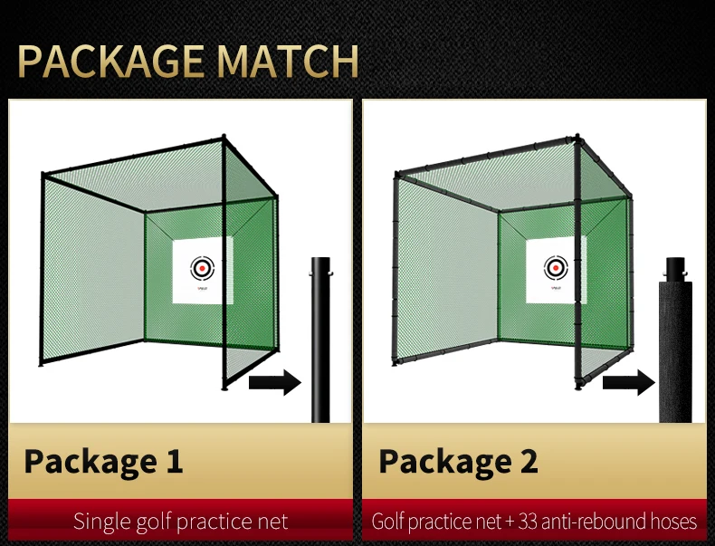 Pgm Outdoor 3 Metre Golf Target Practice Net - Buy Target Practice 