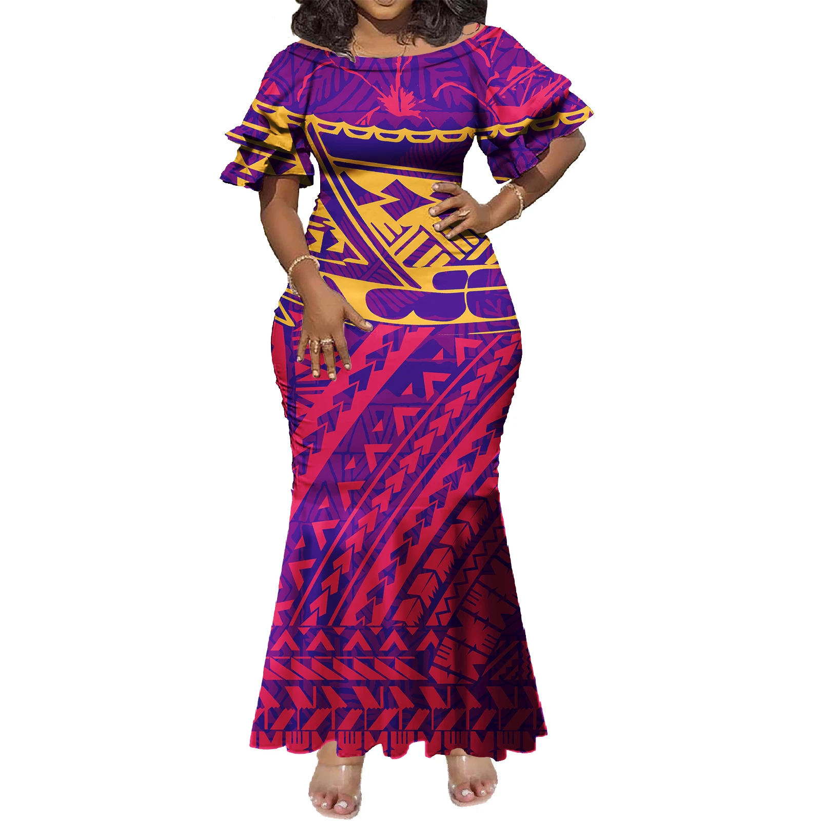 hawaiian dresses for plus size women Women's Clothes  Shaka Time Hawaii low hemline Plus Size Hawaiian Dresses 