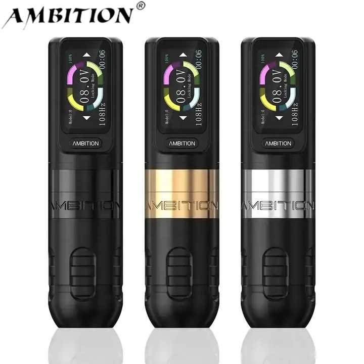 Ambition Zetton Professional Tattoo Pen Machine - 4.0mm Stroke