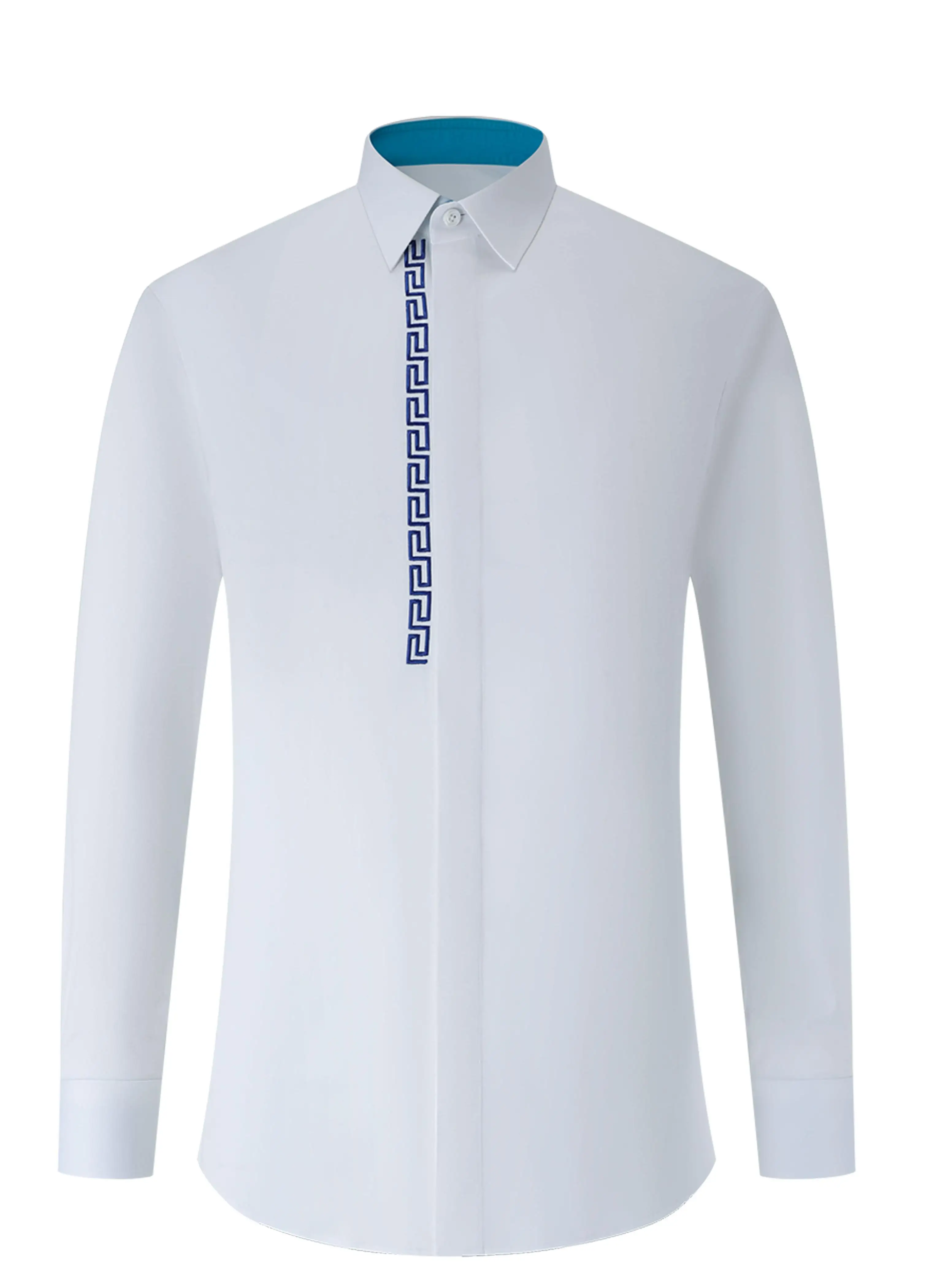 MTM Men's 100% Cotton Dress Shirt White Slim Fit Long Sleeve Anti-Wrinkle  Breathable Customisable Embroidery for Formal Daily| Alibaba.com