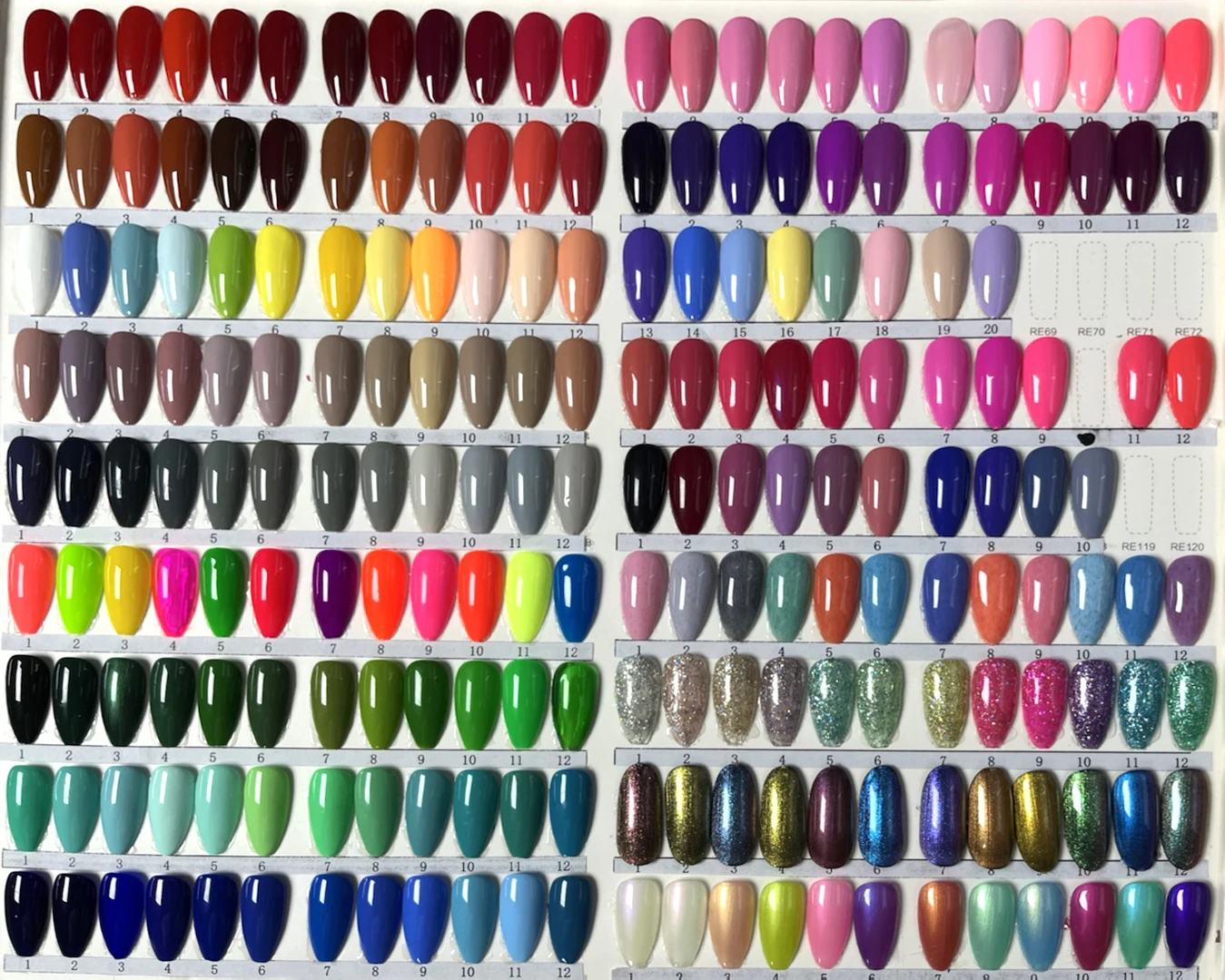 Roniki 308 Colors Professional Nail Supplies Soak Off Gel Polish Custom