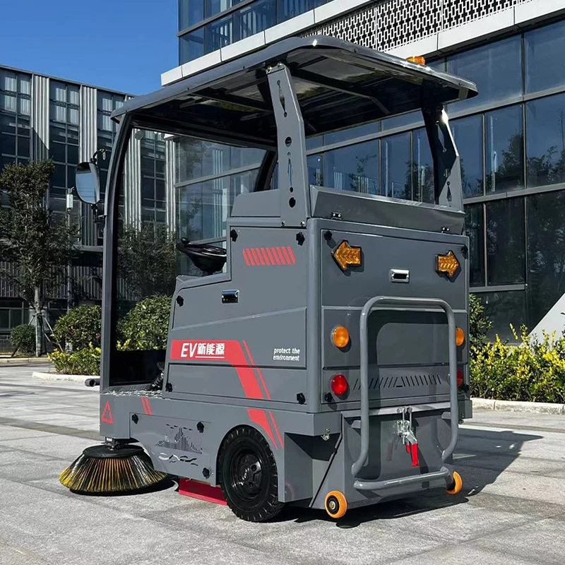 Road Dust Sweeper Mini Electric Road Floor Sweeper Truck Street Sweeper Cart