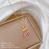 Cadena de acero titanio + colgante de cobre.