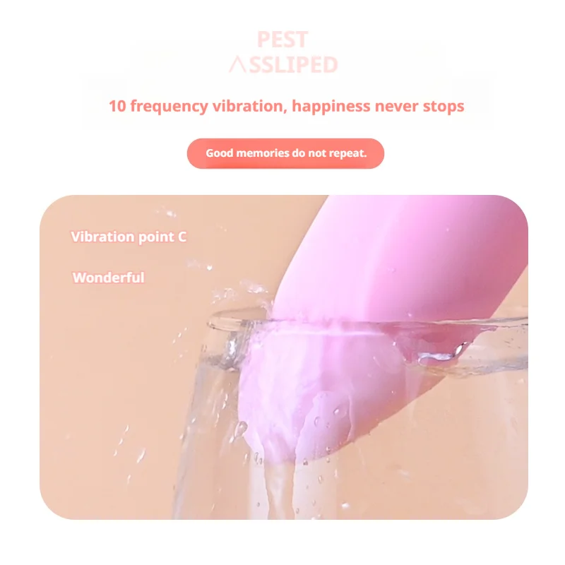 Vibrating egg displayed with packaging options