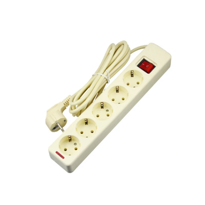15/11/7 Way 2 USB Tower Power Extension Lead UK Plug Multi Socket Surge Protecte 