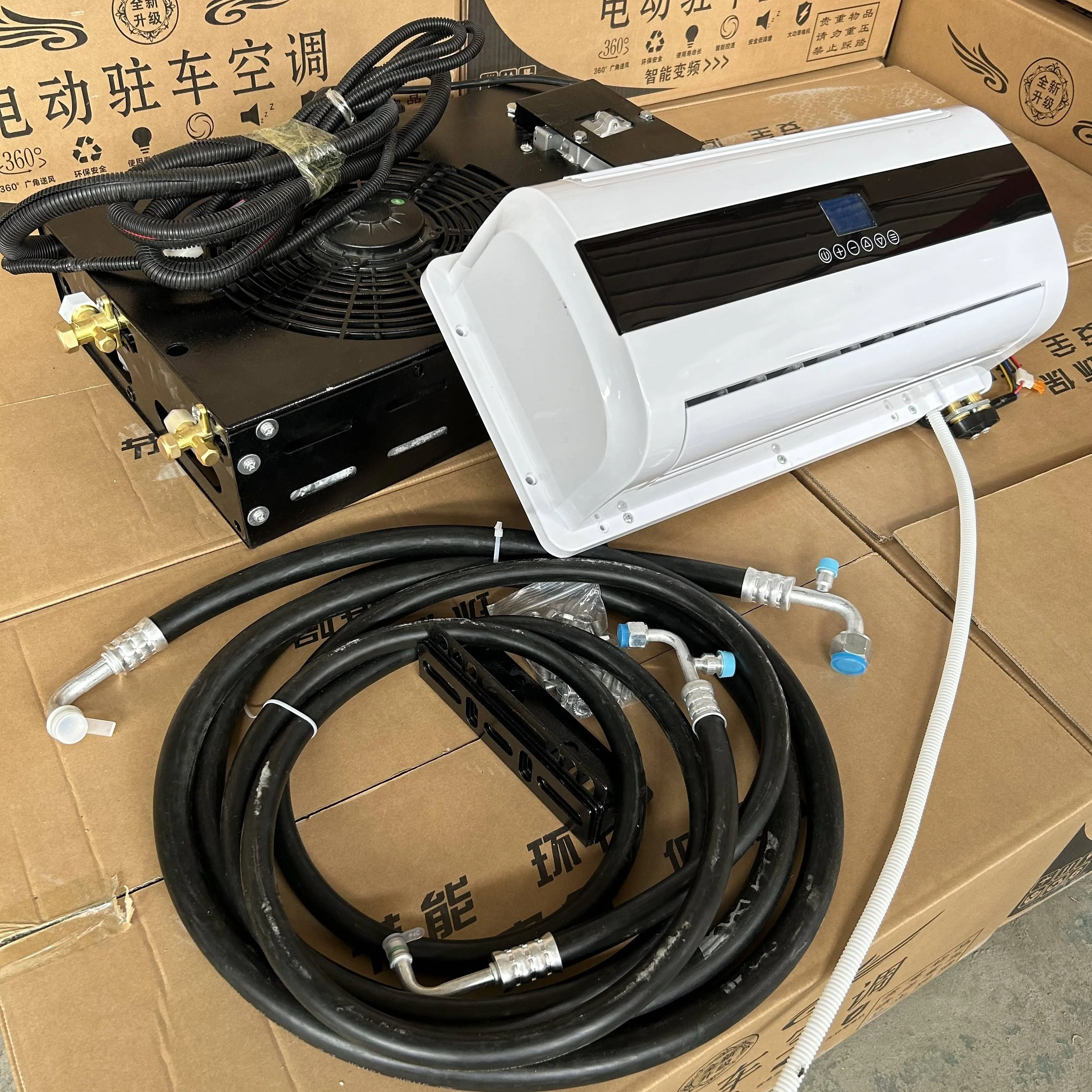 ポータブル電気エアコン 車載エアコン 12Vキット 駐車クーラー 