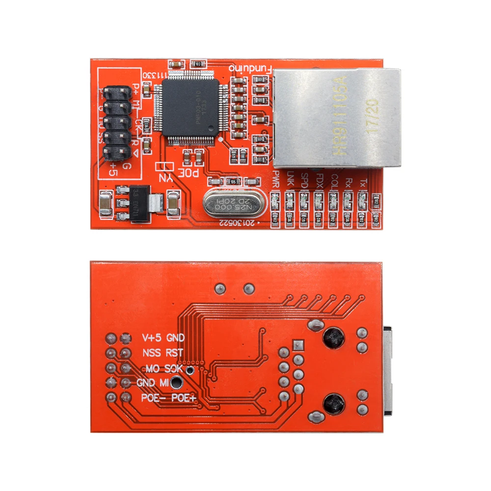 Modulo Ethernet ENC28J60 W5100 MINI Nano Per Arduino, Scheda Di Rete
