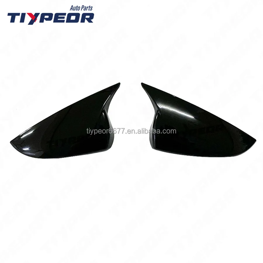 product premium glossy black car rearview mirror cover shell trim   for lexus es 2012   2018   enhances side door appearance-3