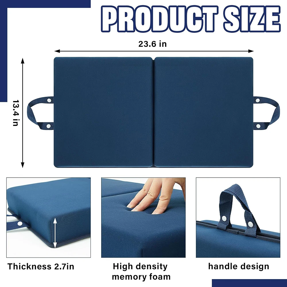 Thick Supportive Kneeling Soft Pads Praying Mat Bathing Water Resistant Lightweight Pillow Memory Foam Prayer Mat Cushioning
