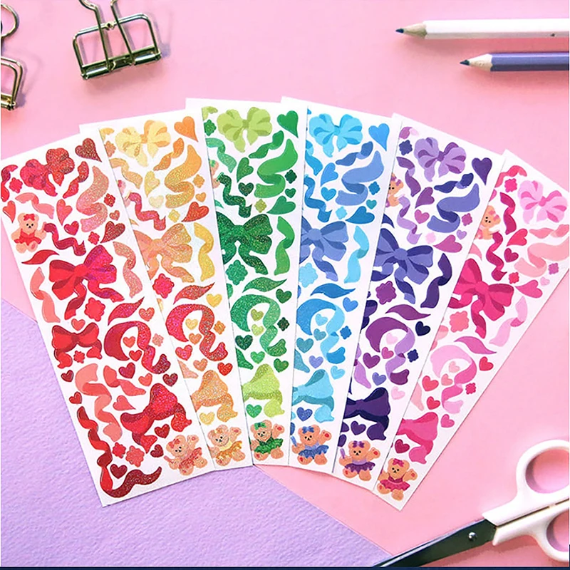 Customized Full Color Notebook Planner Kiss Cut Sticker for Kids
