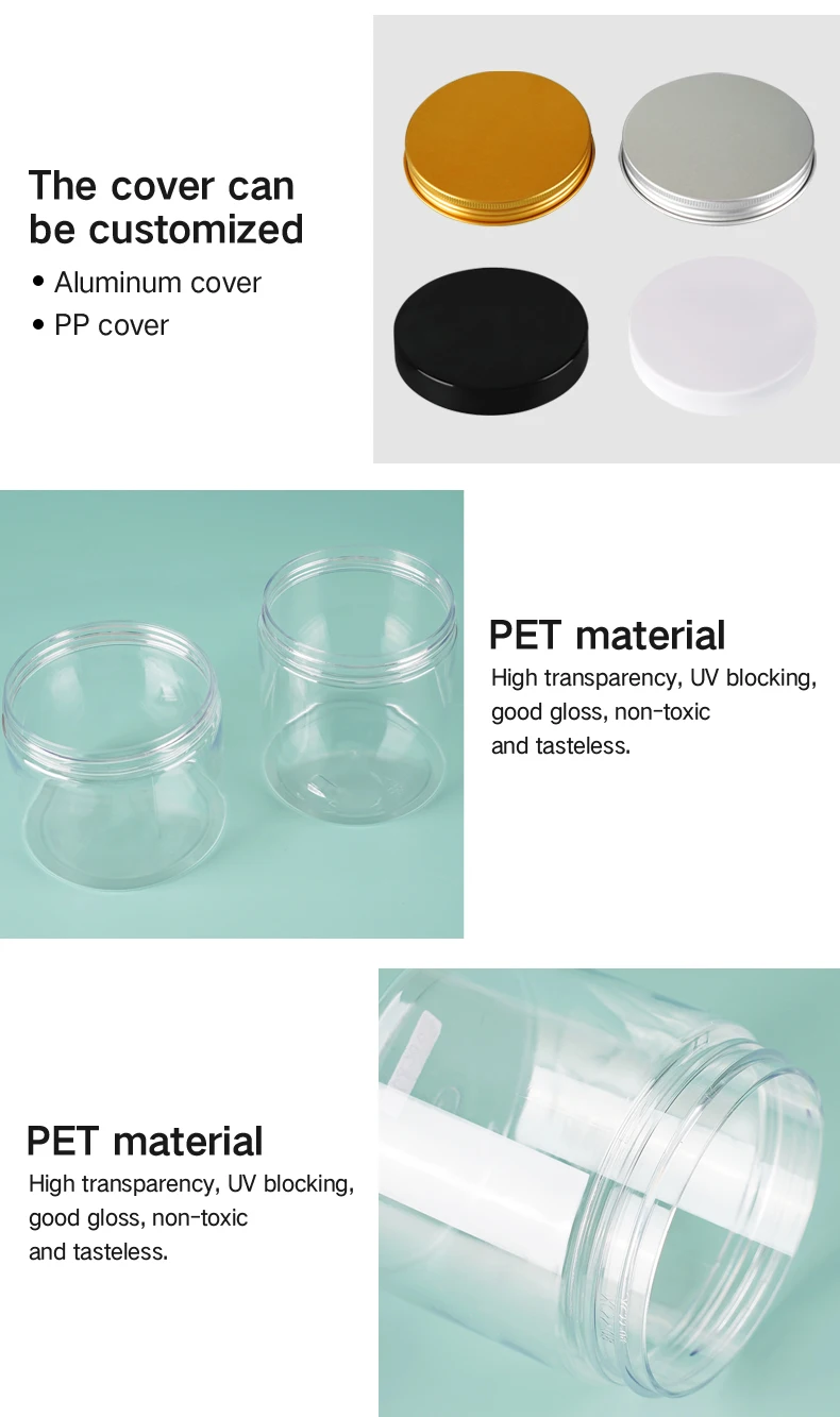 Wholesale Cosmetic Food Packaging Transparent Pet Plastic Cosmetic ...