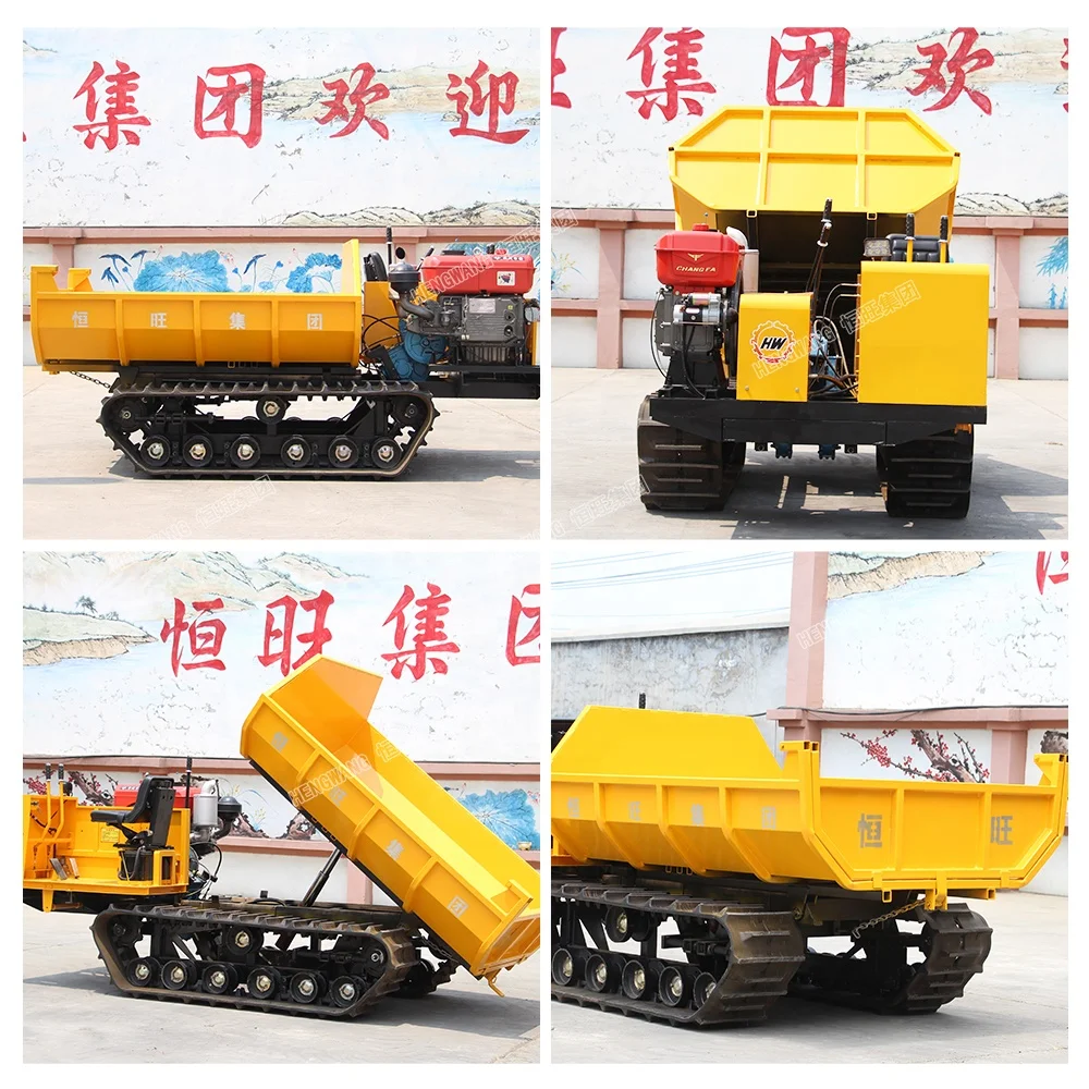 China Mini Hydraulic Crawler Dumper for Swamp