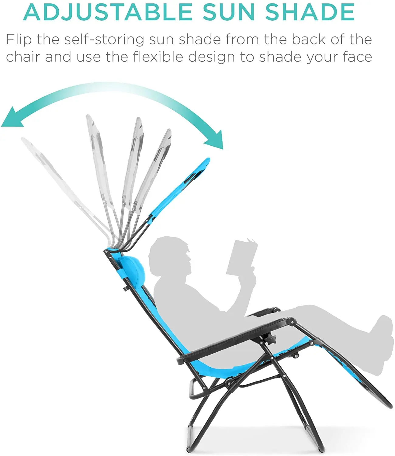 Hit Ree Hitree Luxury Portable Zero Gravity Recliner Chair Sun Lounger for ...