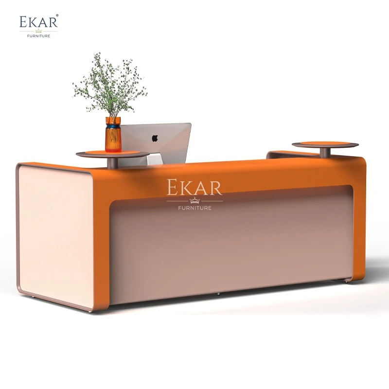 Modern company reception desk-commercial furniture-office furniture-desk manufacture