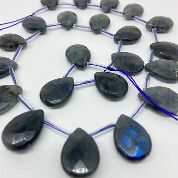 13 X18mm Long Strand Gemstone Quartz Shimmer Stone Teardrop Faceted Beads Natural GemstoneJewelry Making Supplies