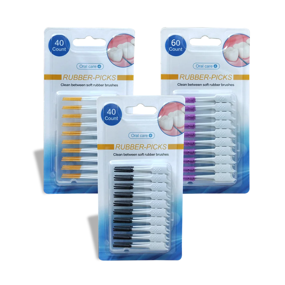 
 Европейские стандартные качественные резиновые мягкие резиновые межзубные щетки из ТПЭ  