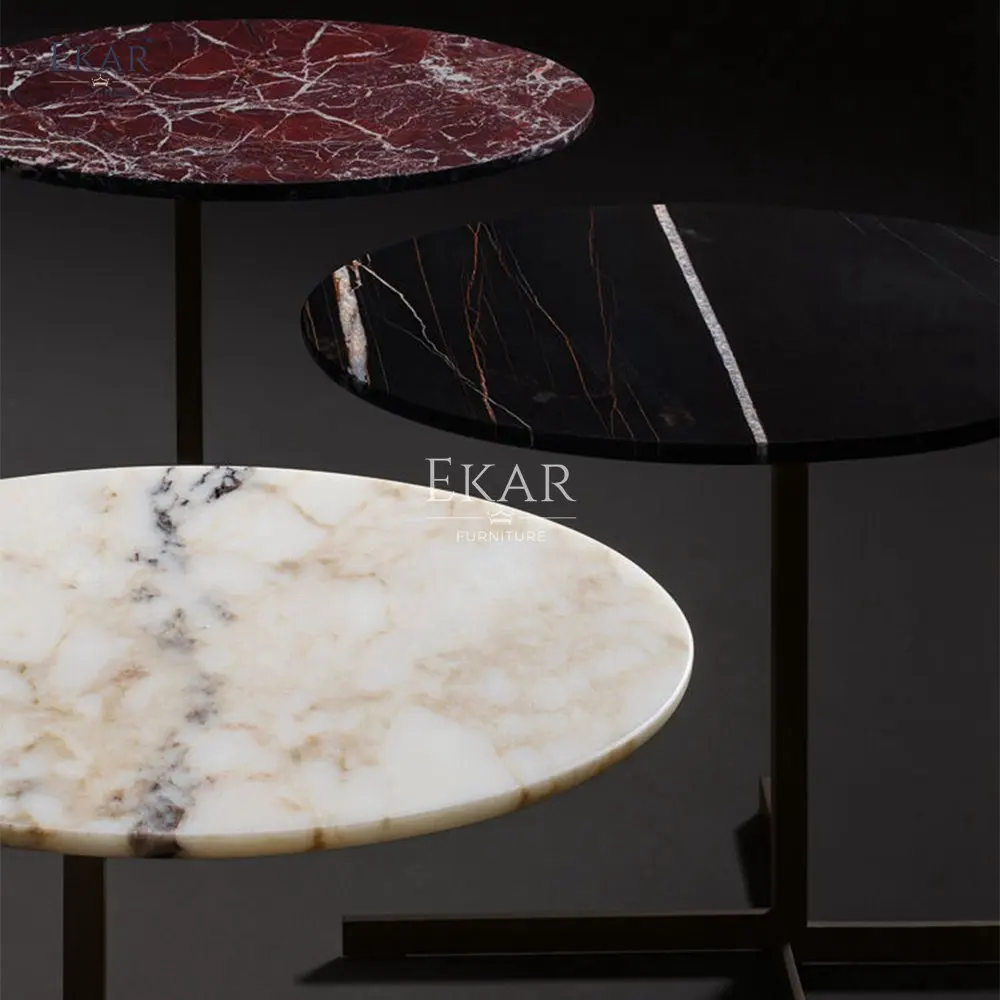 product modern luxury sapphire glossy marble single slab corner table for home hotel living room furniture durable for home hospital use-62