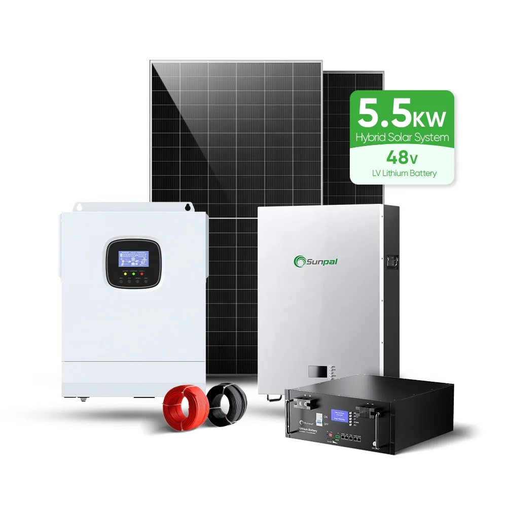 Sunpal Mppt Solar Hybrid Power System 5 kW 5.5kW Home Solar Battery Energy Storage System Off Grid Solar Kit