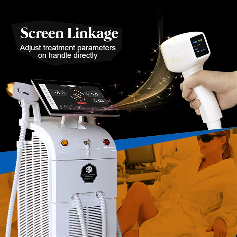 La Depilación Laser Diodo Triple Longitud De Onda Máquinas De