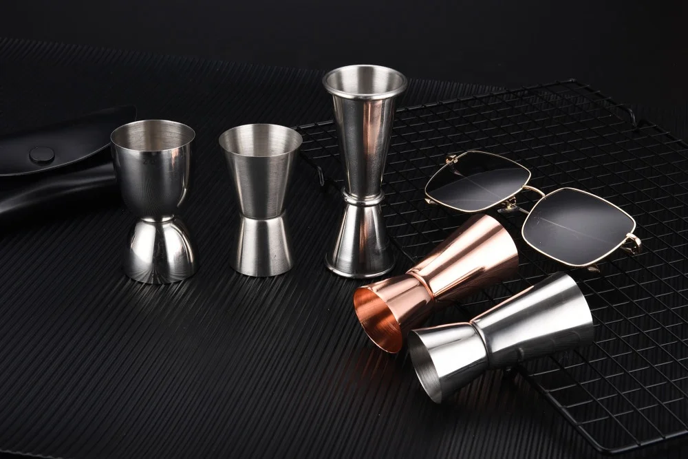 Stainless Steel Metal Double-headed Ounce Cocktail Measuring Glass