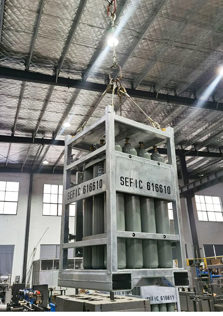 Fuel Rack Engineering Offshore Platform DNV Gas Cylinder Rack - Industrial Gas Storage ...