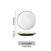 7 inch platter white