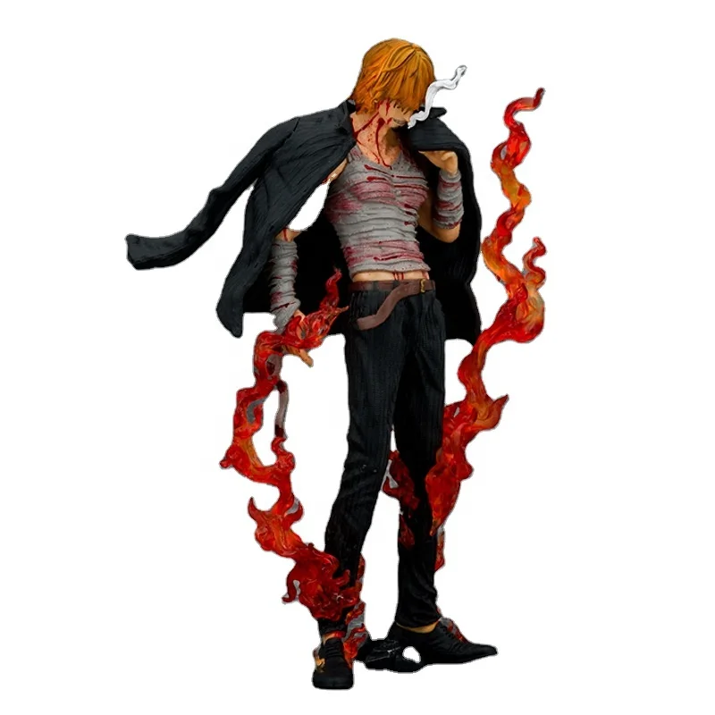 Hot Selling Pirate King Blood Bath Sanji PVC Action Figure Collectibles