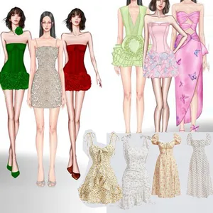 Custom Popular Off Shoulder Ball Gown Backless Clothing Women Casual Summer Slim Fit Sexy Mini Dresses