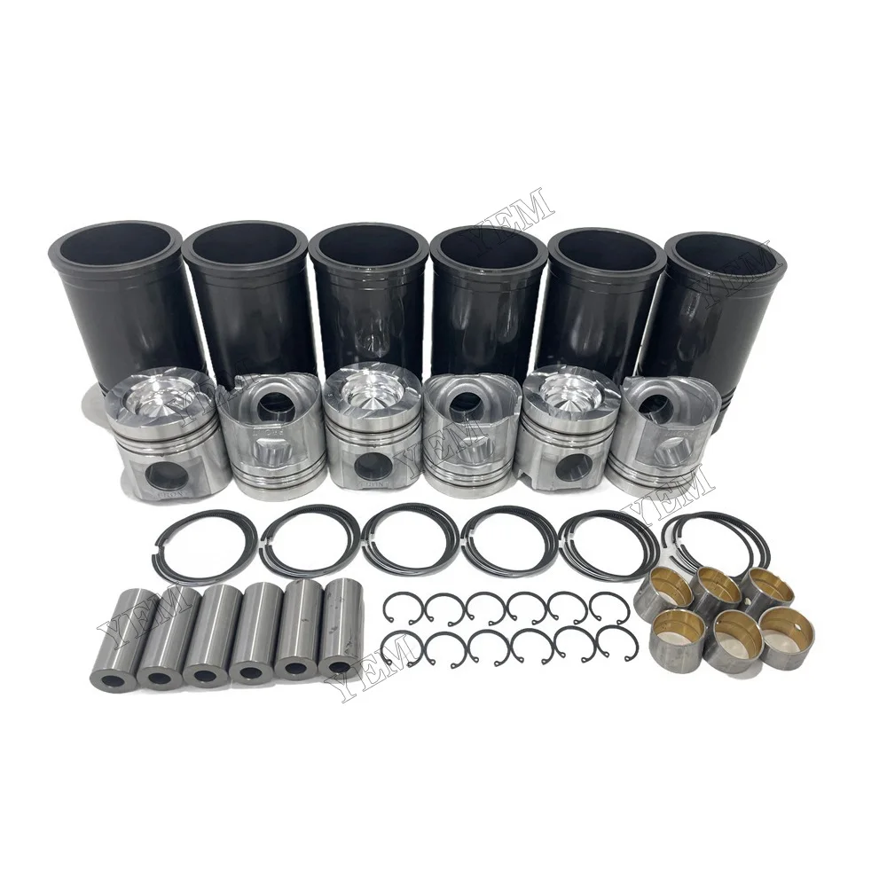 For Komatsu 6D125 Cylinder Liner Kit Diesel Engine Spare Parts 5