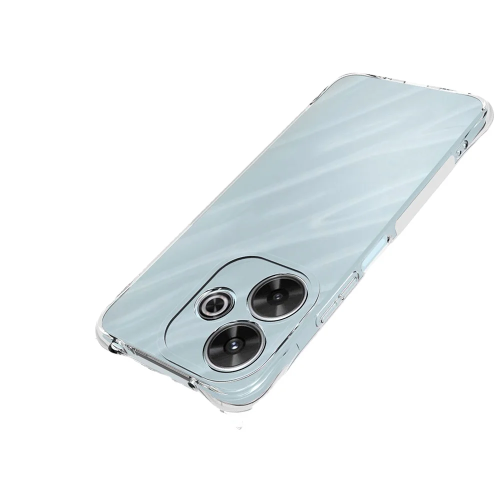 Laudtec LX199 Clear phone case with Anti fall wear-resistant comfortable to the touch not turn yellow For Xiaomi Poco M6 Plus