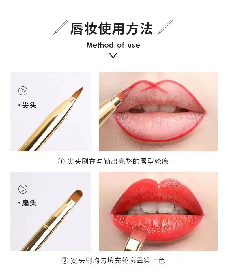 Retractable Lip Brush in Multi main image 1