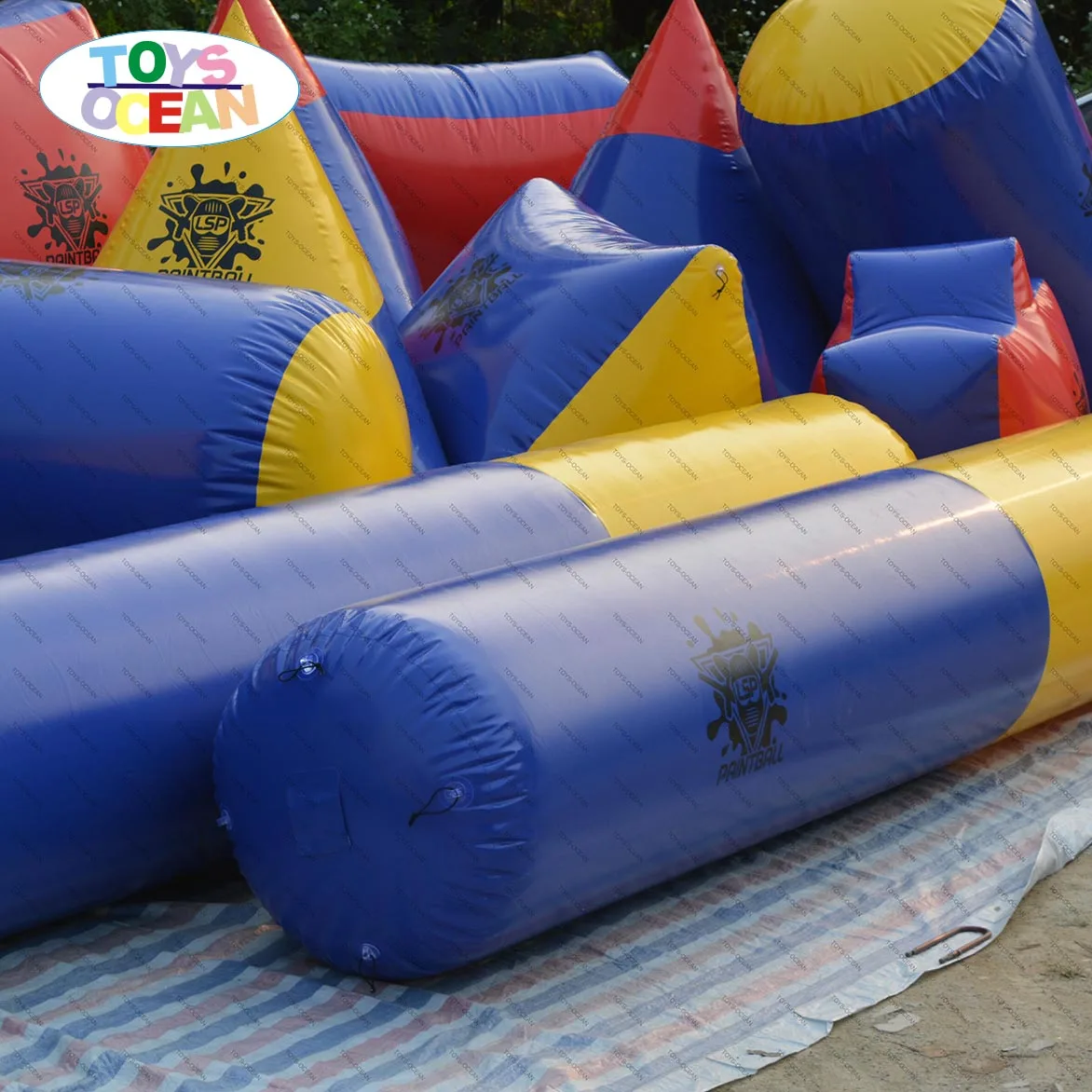 Inflatable Paintball Field/inflatable Paintball Wall/colorful Paintball
