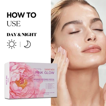 2025 Pink Glow Serum Nicotinamide Face Serum Hydrating Moisturizing Facial Treatment for Glowing Skin Serum Whitening Korean