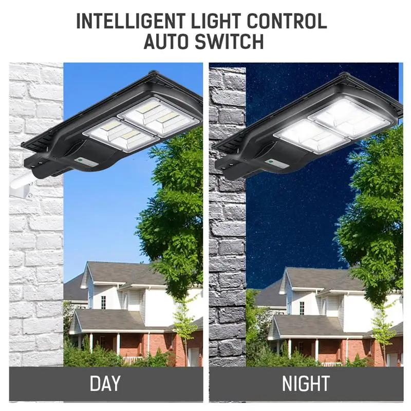 Светодиодный уличный светильник на солнечной батарее, настенная лампа, водонепроницаемое наружное освещение с пассивным ИК датчиком движения, садовое освещение с дистанционным управлением, IP65