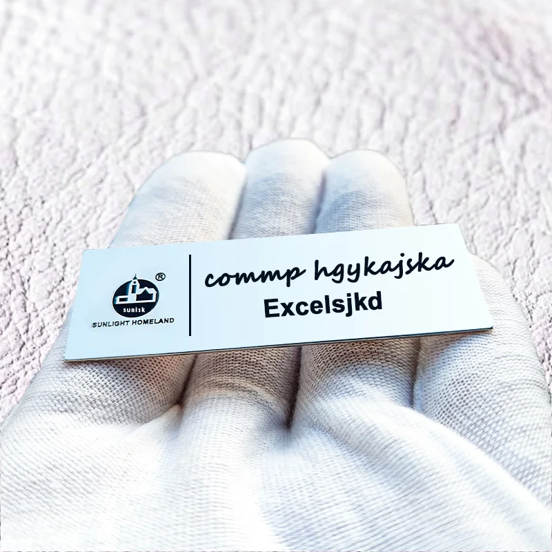 Custom Metal Enamel Pin Souvenirs Employee Name Tags Lapel Pins Badges