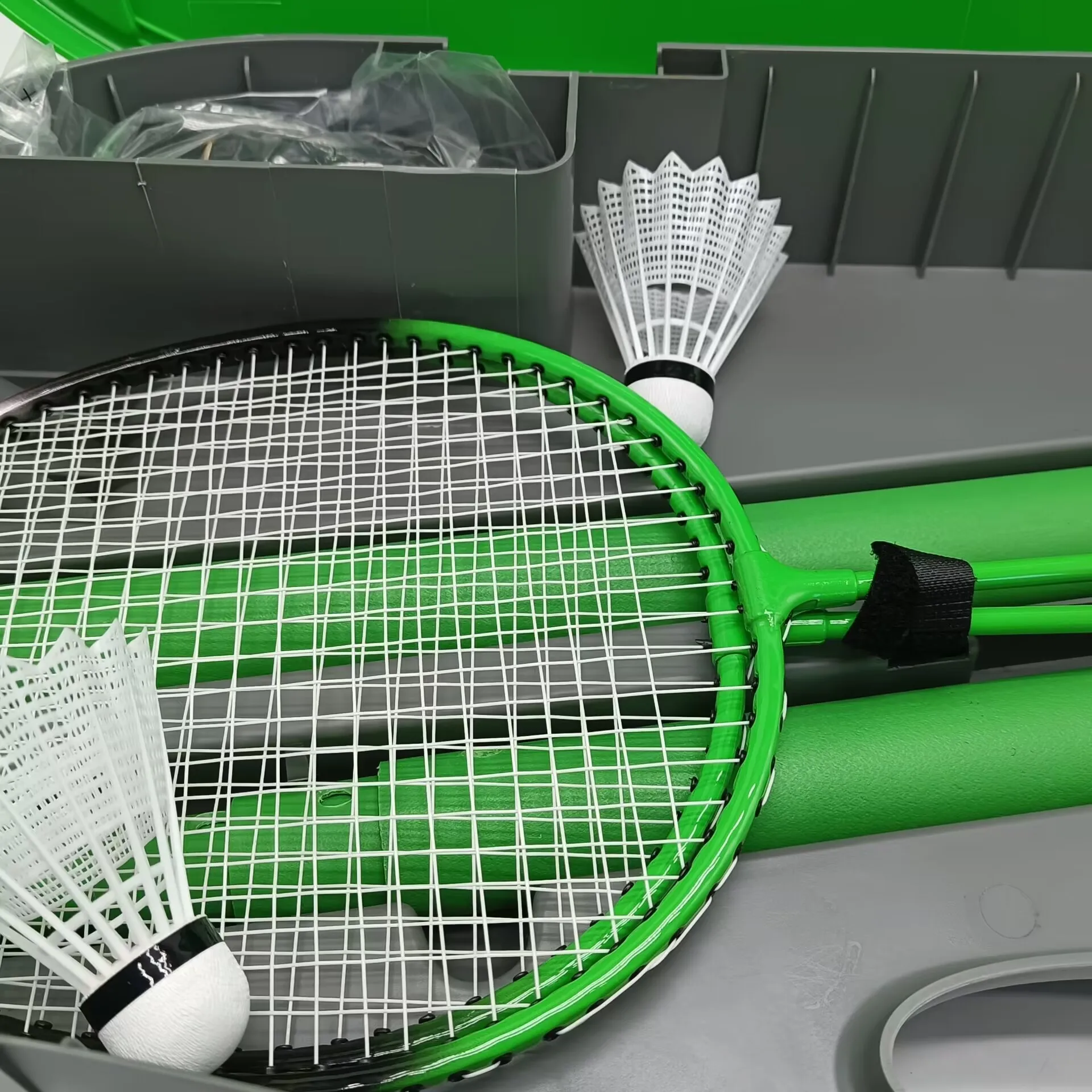 2023 New Outdoor Folding Adjustable Portable Badminton Net Stand Set