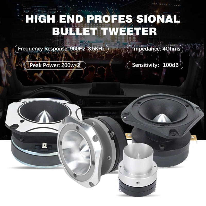 150w Tweeter Ohm Speaker Ideal for Car Audio Upgrade
