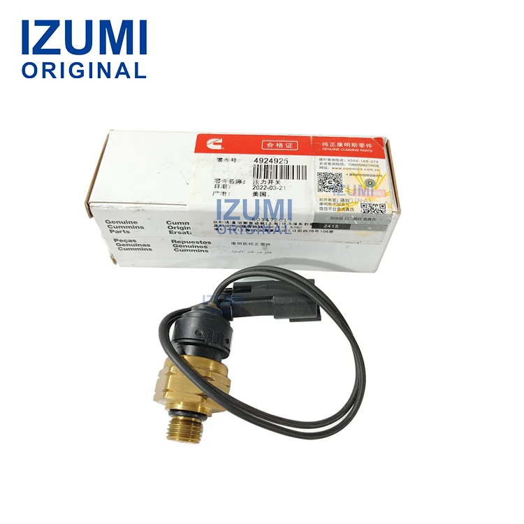 Bộ phận diesel chính hãng IZUMI cho động cơ Cummins – Công tắc áp suất 4924925 cho động cơ Cummins K50, QSK50, QSK60
