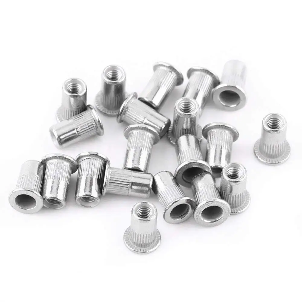 M3-M12 Multi Flat Head Metric Thread Blind Rivet Nut Insert Rivnut Nutsert Screw M3-M12 Multi Flat Head Metric Thread Blind Rivet Nut Insert Rivnut Nutsert Screw