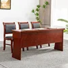 Table en placage de bois de 1,8 mètre