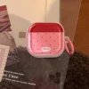 Rose red with red dots, rose pink
