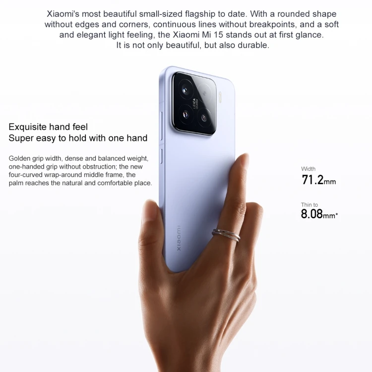 Xiaomi 15 - 12GB+512GB, 6.36 Inch 5G Smart Phone with High-Pixel
