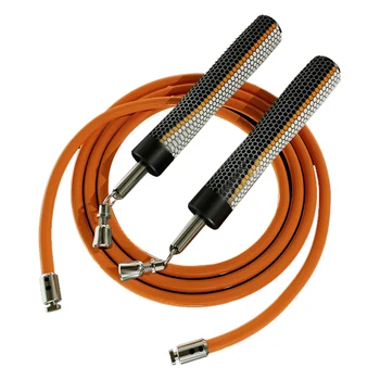 New arrival fast-clip weighted jump rope with 3 steel core cable for Home fitness