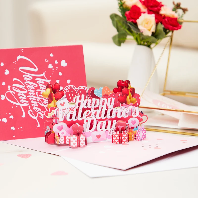 Wholesale Creative Lights & Music Happy Valentine's Day Greeting Cards ...