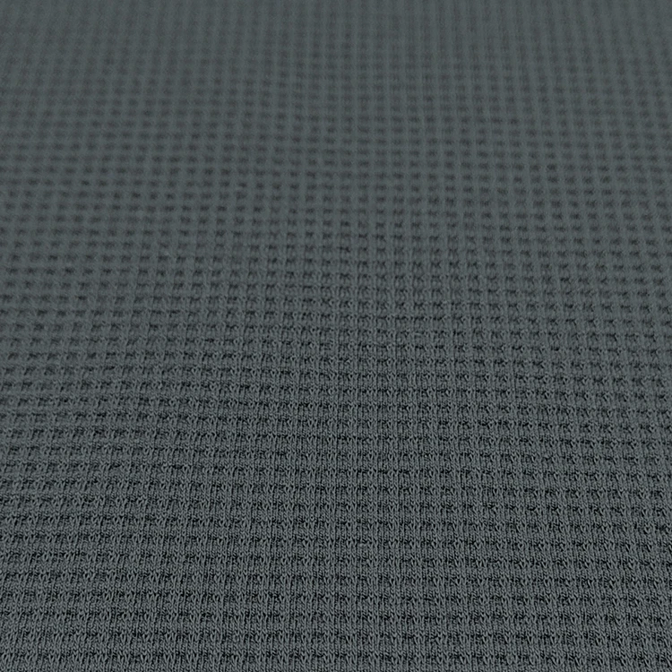 New Design Spandex Waffle Knit Fabric, Fashion Style Cotton Polyester Waffle Fabric for Men Shorts/ supplier