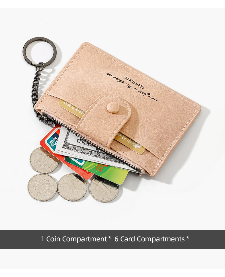 TAOMICMIC лидер продаж новый женский кошелек с монетами из мультфильма простой ПУ многофункциональный мини-брелок на молнии сумка для карт девочек